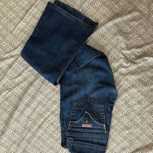 Hudson flared jeans low rise!
